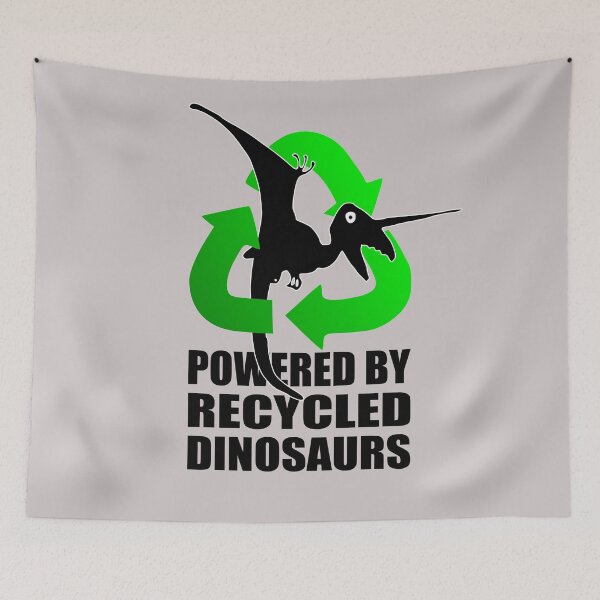 Item preview, Flying Dino - Powered by Recycled - Dino designed and sold by birdo-art.