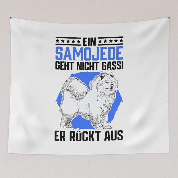 Item preview, Samoyed Gassi go sled dog Samojedenspitz designed and sold by madgrfx.