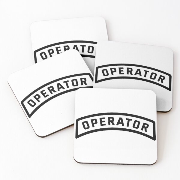 Item preview, Operator Tab designed and sold by badgework.