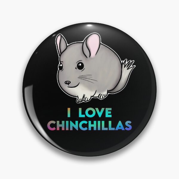 Item preview, Cute Chubby Chinchilla, I Love Chinchillas designed and sold by Mochi-Merch.