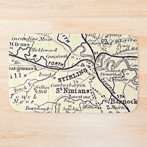 Item preview, STIRLING & surrounding area map 1898 designed and sold by yourscotland.