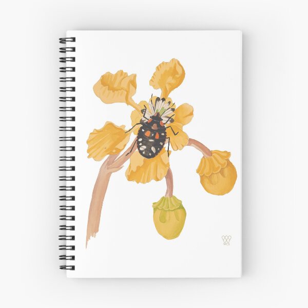 Item preview, Red Spotted Insect on Blossom designed and sold by WCS-Archives.