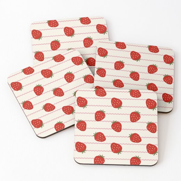 Item preview, Strawberry Seamless Pattern - Kawaii  designed and sold by ViewerEqualsPhoton.
