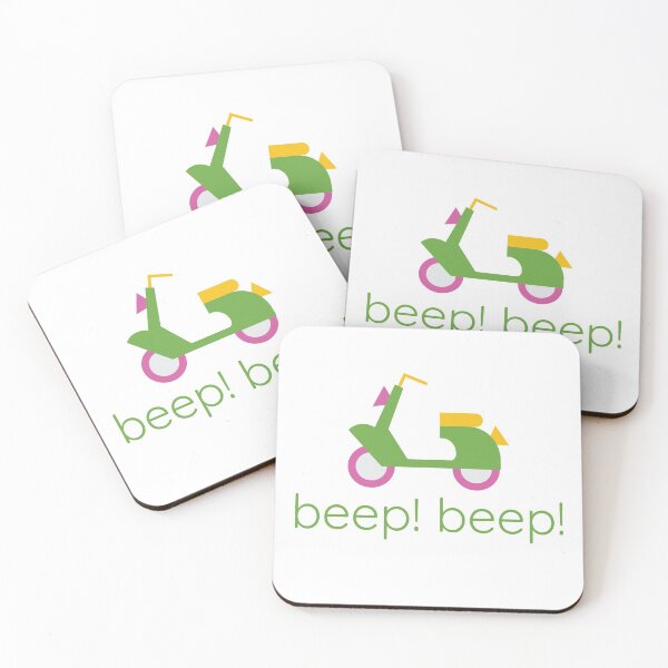 Item preview, Beep Beep Scooters - Green designed and sold by KatieSchubert.