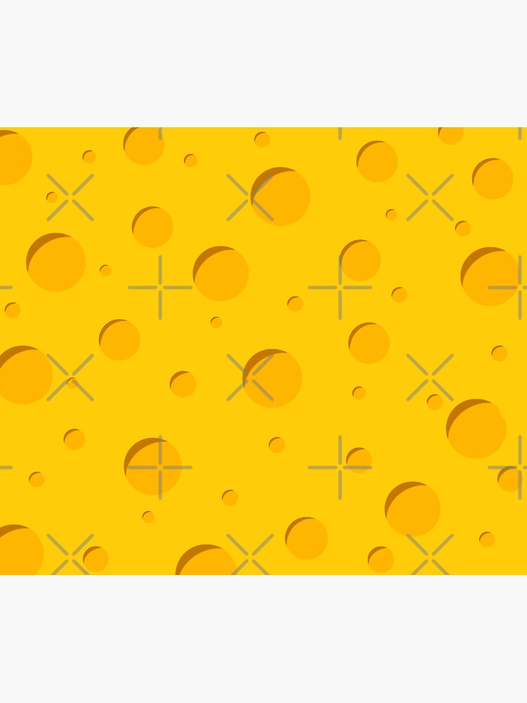 "Cute Swiss Cheese Pattern Doodle Drawing" Sticker for Sale by LUCK