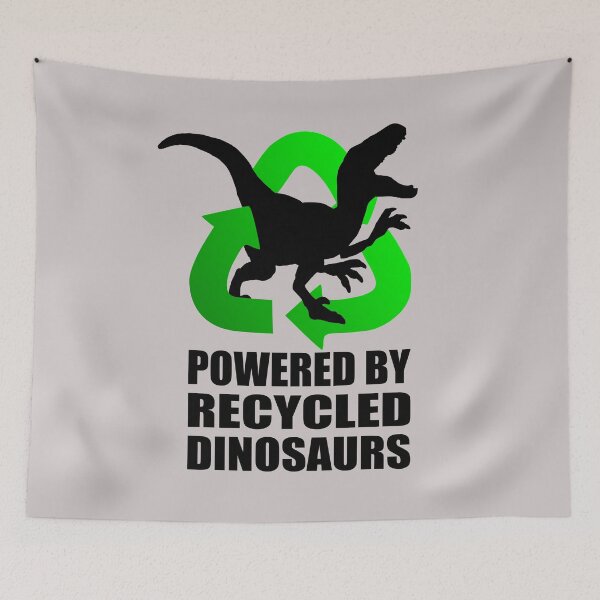Item preview, Velociraptor  - Powered by Recycled Dinosaurs designed and sold by birdo-art.