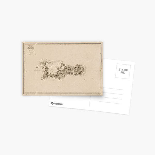 Item preview, Old Grand Cayman Island Map (1836) Vintage Caribbean Isle Atlas designed and sold by BravuraMedia.