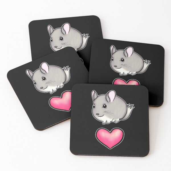 Item preview, Cute Chubby Chinchilla, I Heart Chinchillas designed and sold by Mochi-Merch.