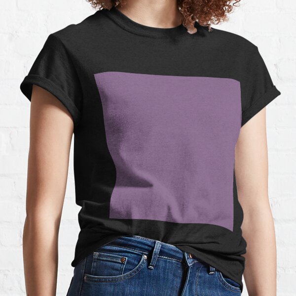 Dusty purple color || Plain purple color shade by ADDUP. Classic T-Shirt
