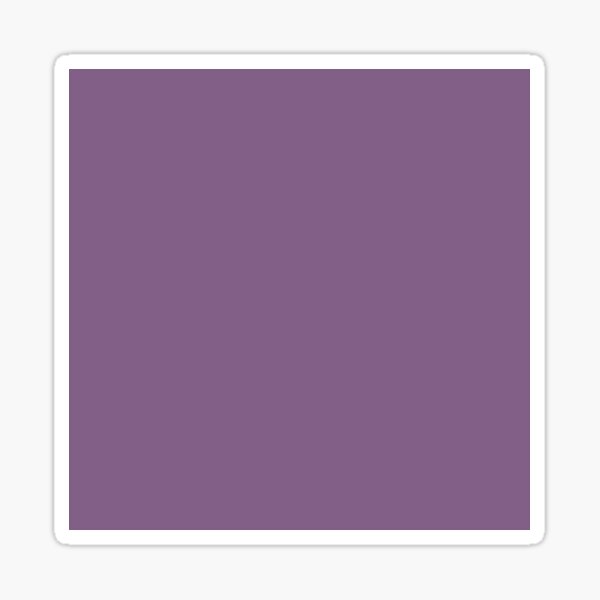 Dusty purple color || Plain purple color shade by ADDUP. Sticker