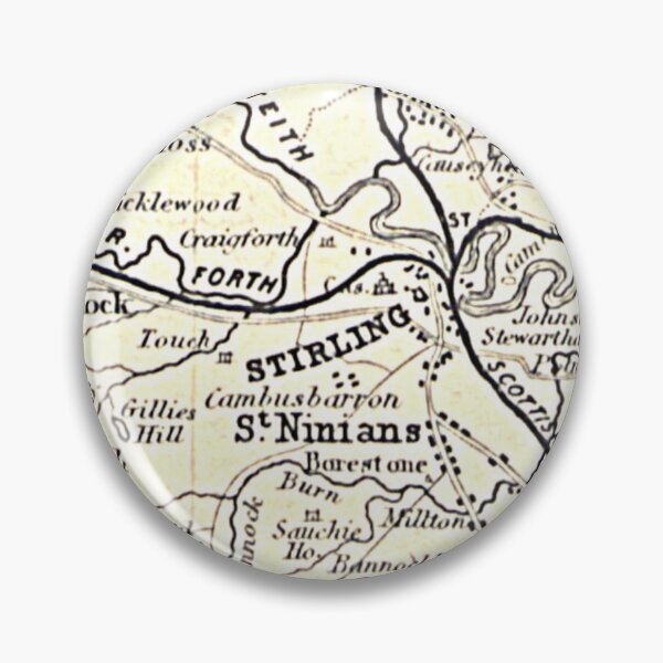 Item preview, STIRLING & surrounding area map 1898 designed and sold by yourscotland.
