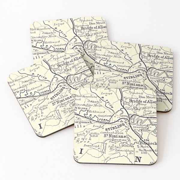 Item preview, STIRLING & surrounding area map 1898 designed and sold by yourscotland.