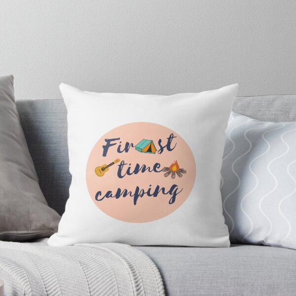 Item preview, first time camping designed and sold by hadeer54.