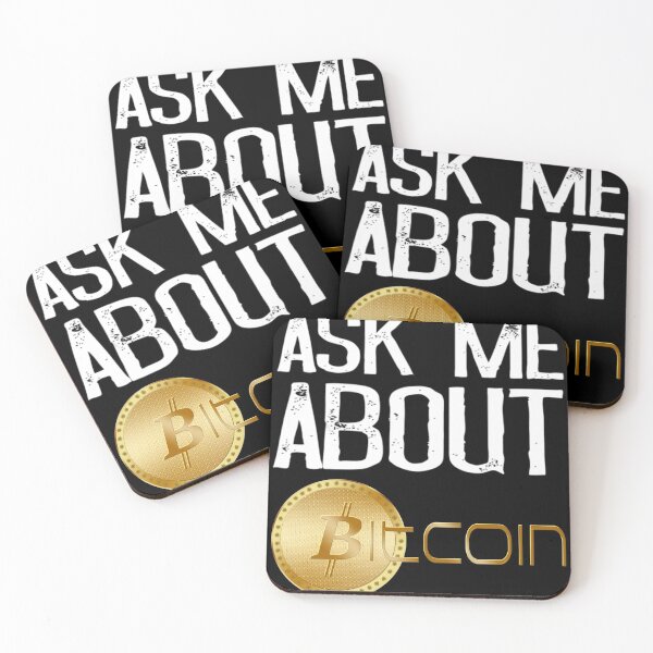 Item preview, Ask Me About Bitcoin T Shirt-4500.png designed and sold by NaomiWattss.