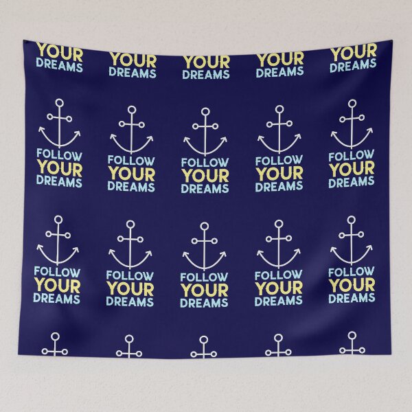 Item preview, Follow Your Dreams Boat Captain designed and sold by BeardedTree.