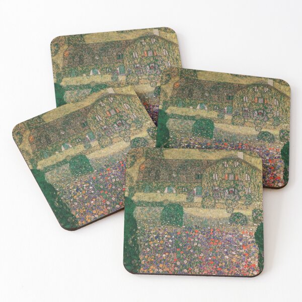Item preview, Country House By The Attersee 1914 By Gustav Klimt designed and sold by JDesigningMO.