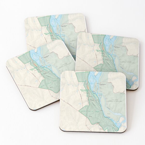 Item preview, Great Falls Park Map (1988) Virginia National Park Atlas designed and sold by BravuraMedia.