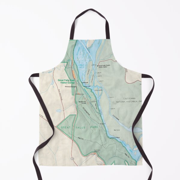 Item preview, Great Falls Park Map (1988) Virginia National Park Atlas designed and sold by BravuraMedia.