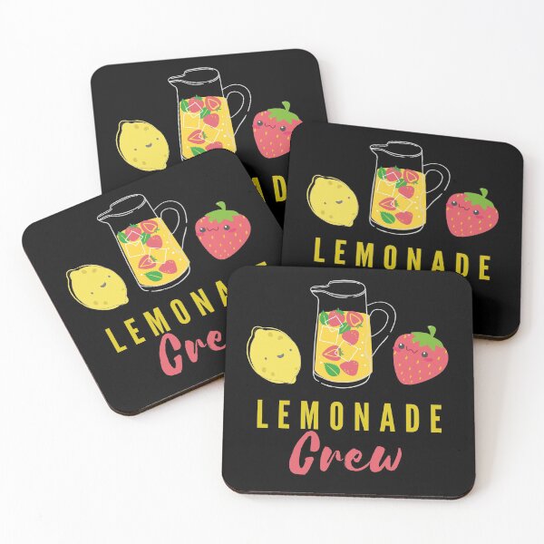 Item preview, Lemonade Crew Funny Summer Kawaii Lemon Strawberry designed and sold by ModkMerch.