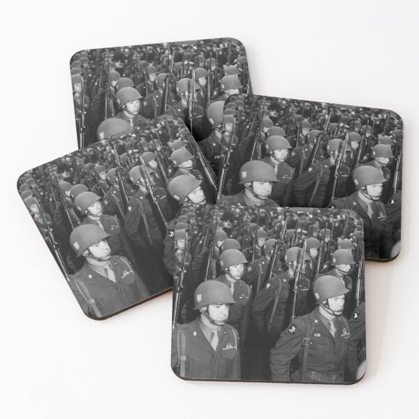 Item preview,  82nd Airborne Division Soldiers Marching - NYC - 1946 designed and sold by warishellstore.