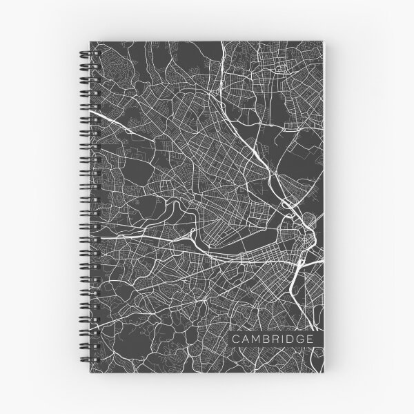 Item preview, Cambridge Map, USA - Gray designed and sold by MainStreetMaps.