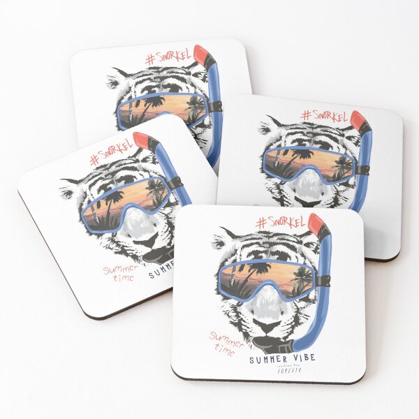 Item preview, Bengal Tiger Tropical Paradise Vacation Snorkel designed and sold by ozunu.