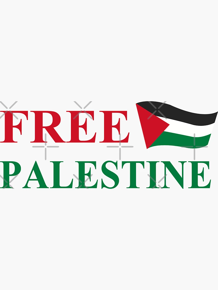  TODOLIA (3Pcs) Free Palestine Sticker Arab Arabic