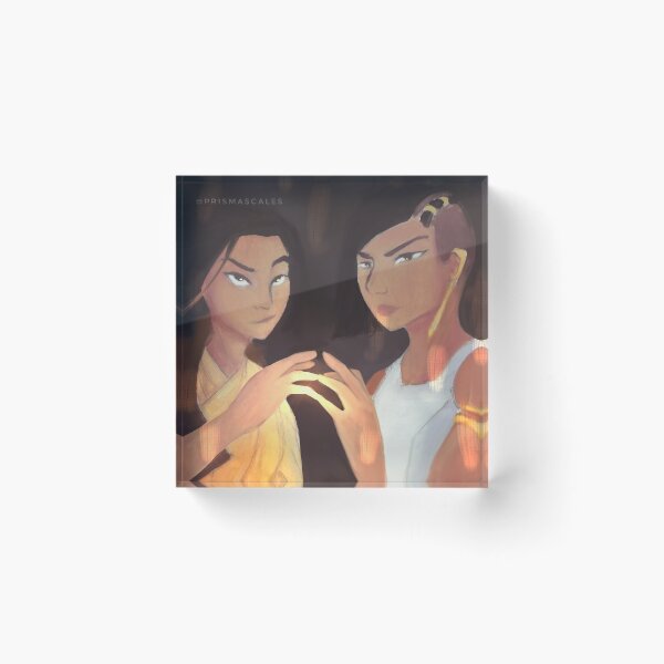 Item preview, Rayaari holding hands Raya and The Last Dragon Print designed and sold by prismascales.