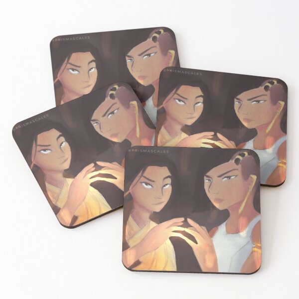 Item preview, Rayaari holding hands Raya and The Last Dragon Print designed and sold by prismascales.