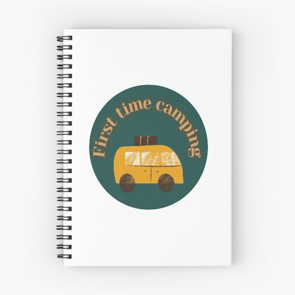 Item preview, first time camping designed and sold by hadeer54.