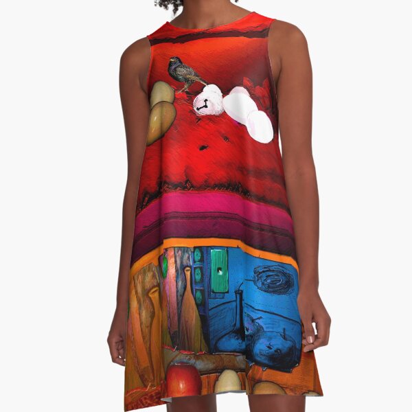 Rothko Refrigerator Squared A-Line Dress