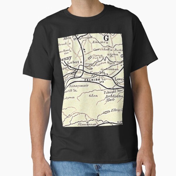 Item preview, FALKIRK & surrounding area map 1898 designed and sold by yourscotland.