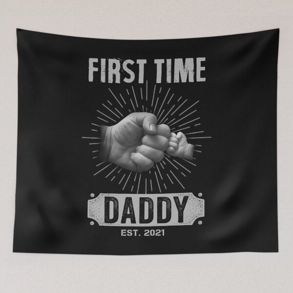 Item preview, First Time Daddy New Dad Est 2021Shirt Fathers Day designed and sold by bluebadgez.