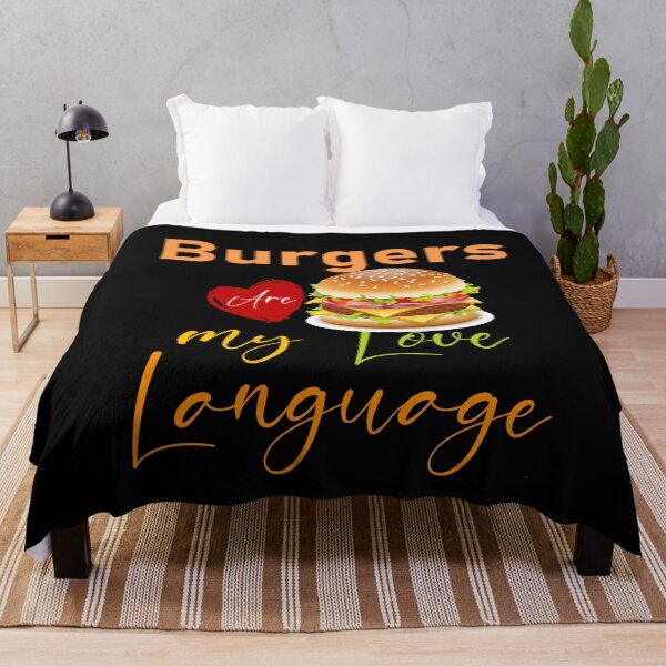 Artikelvorschau, Burger sind meine Liebessprache entworfen und verkauft von MakiArts.