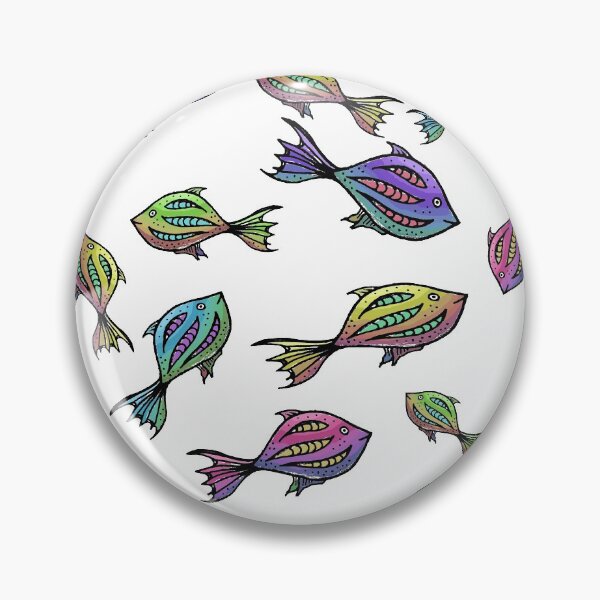 Item preview, Amazing sea fishes pattern designed and sold by hvasilevshop.