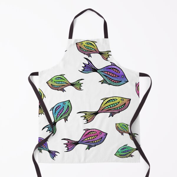 Item preview, Amazing sea fishes pattern designed and sold by hvasilevshop.