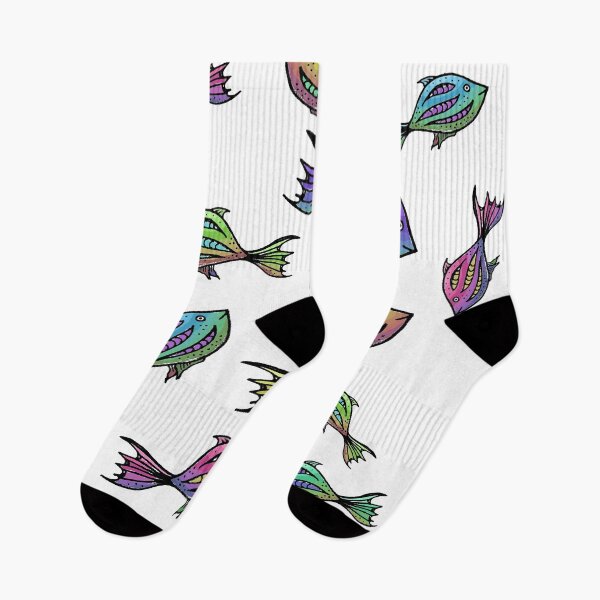 Item preview, Amazing sea fishes pattern designed and sold by hvasilevshop.