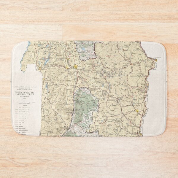 Item preview, Green Mountain National Forest (1982) Vermont Woodland Reserves Atlas designed and sold by BravuraMedia.