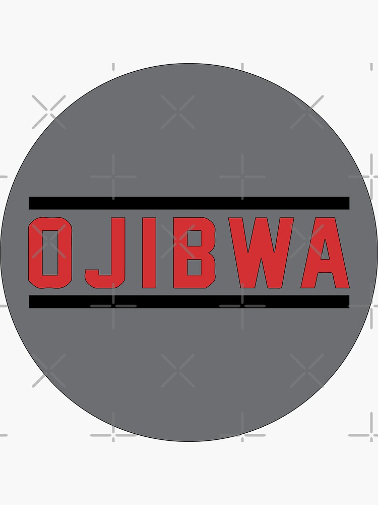 "OjIbwa Circle" Sticker for Sale by Stickerfy1 Redbubble