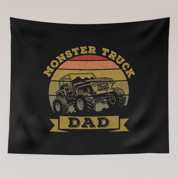 Item preview, Monster Truck Dad Shirt Retro Vintage Best Dad designed and sold by bluebadgez.