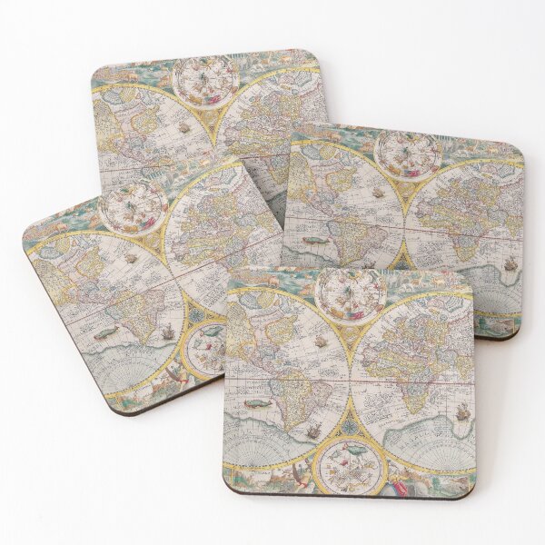 Item preview, Old World Map  designed and sold by Nerdy-Tees.