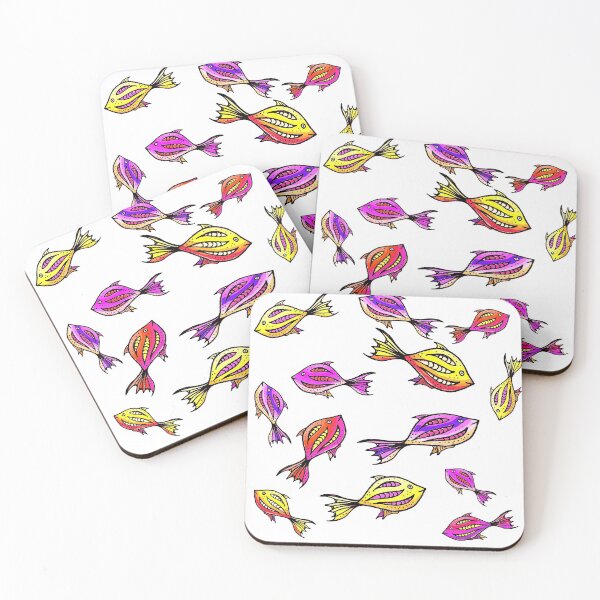 Item preview, Amazing sea fishes colorful illustration designed and sold by hvasilevshop.