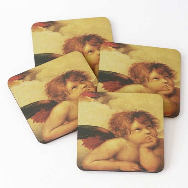 Item preview, Raffaello Sanzio da Urbino Sistine Madonna, angel 2. designed and sold by Vivanne-art.