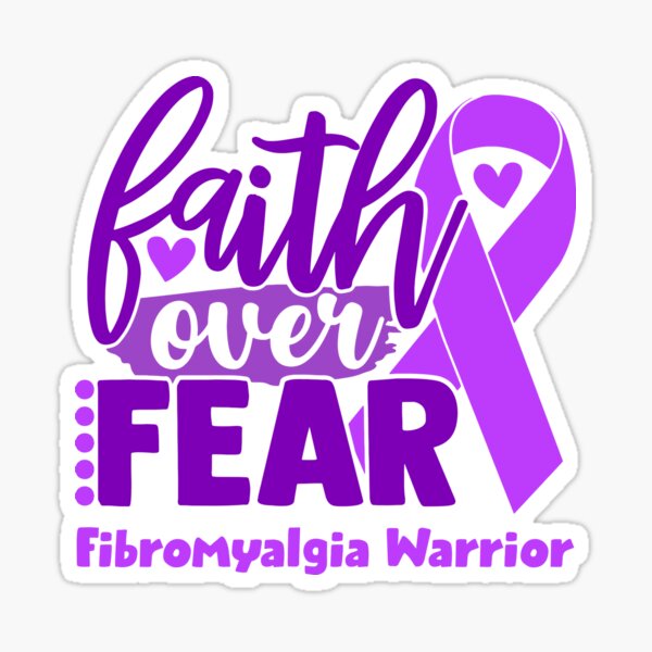 Item preview, Faith Over Fear Fibromyalgia Warrior designed and sold by largellie.