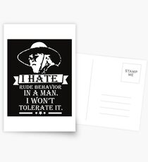 i hate rude behavior in a man t shirt