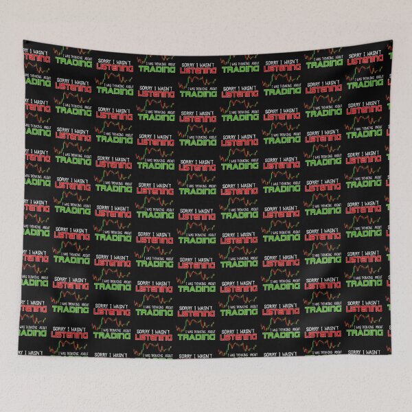 Item preview, Funny I Was Thinking About Trading Stock Market Trader designed and sold by Crush Retro®.