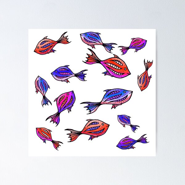 Item preview, Amazing sea fishes design designed and sold by hvasilevshop.