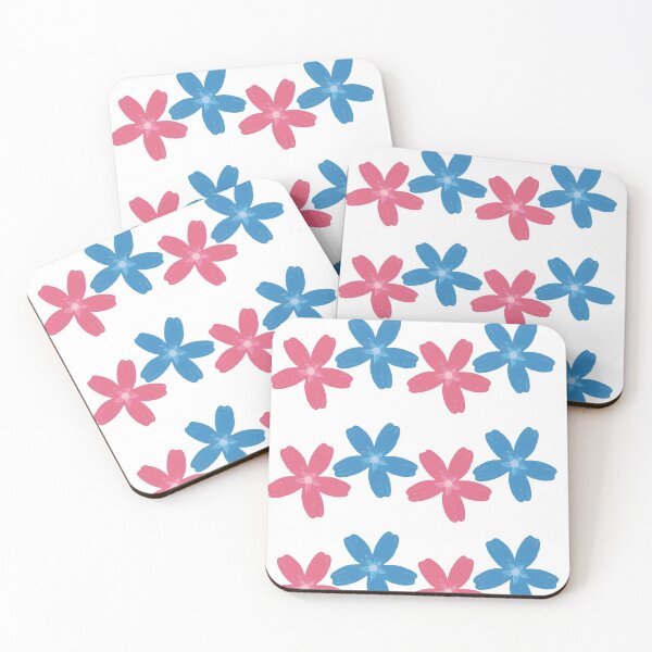 Item preview, Pink And Blue Roses Pattern designed and sold by The-Fantasy.