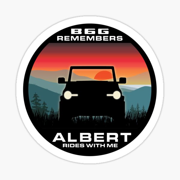 In Memory of Albert - Appalachia version Sticker