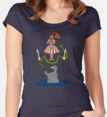 Jungle Cruise vs. Haunted Mansion Women's Fitted Scoop T-Shirt